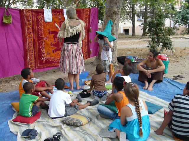 animation enfants camping